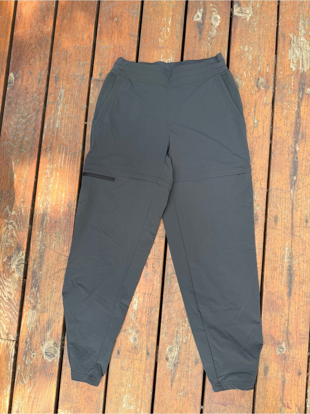 REI Grey Convertible hiking Pants - Picture 2 of 4